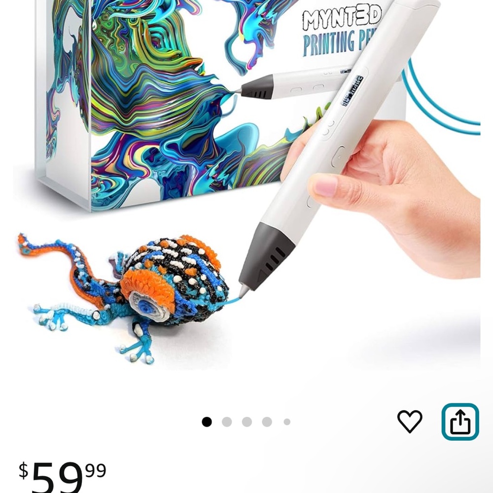 MYNT3D Printing Pen with Multicolor Design